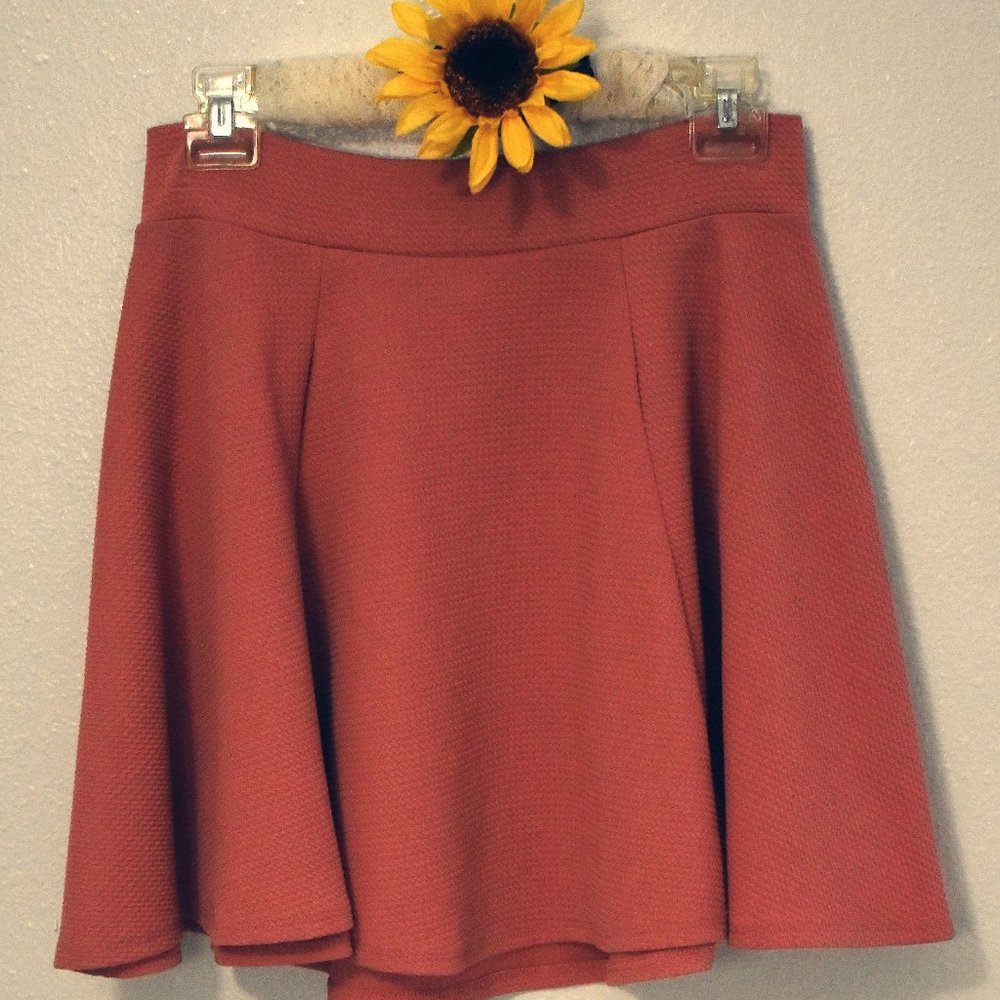 Forever 21 Coral pink, Pleated Mini Skirt